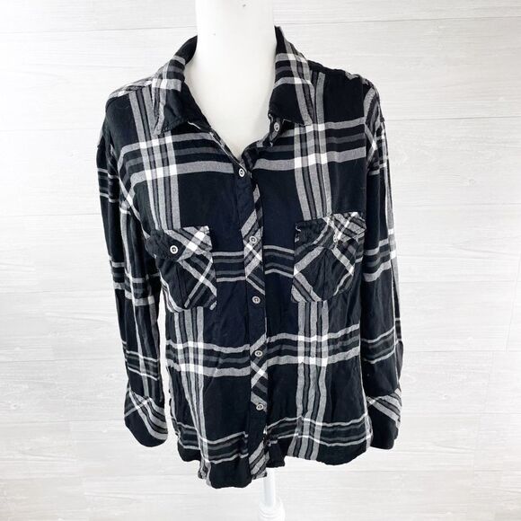Rails X Free People Draped In Plaid Button Down Top - Picture 1 of 10